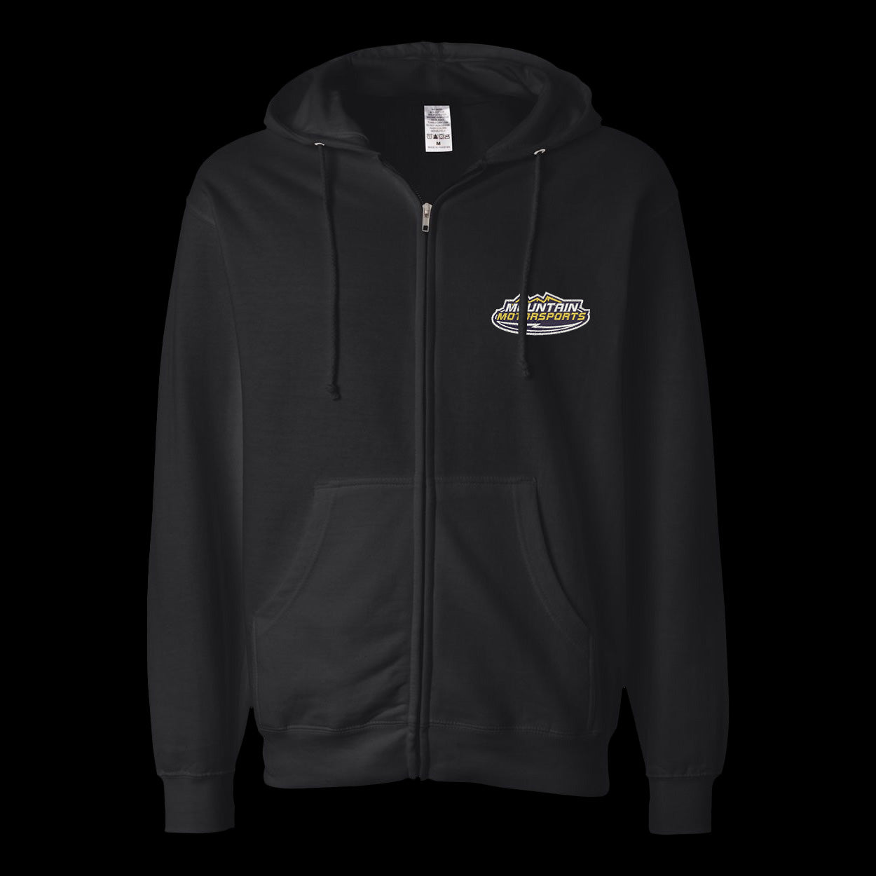 MMS Embroidered Logo Zip Hoodie
