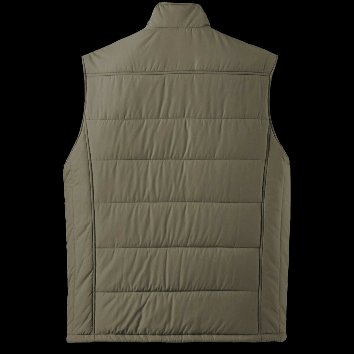 MMS Puffy Leather Patch Vest