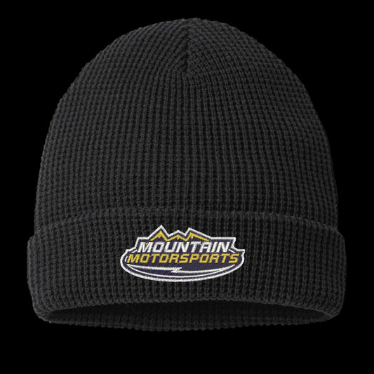 MMS Embroidered Logo Black Beanie