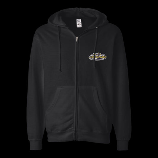 MMS Embroidered Logo Zip Hoodie